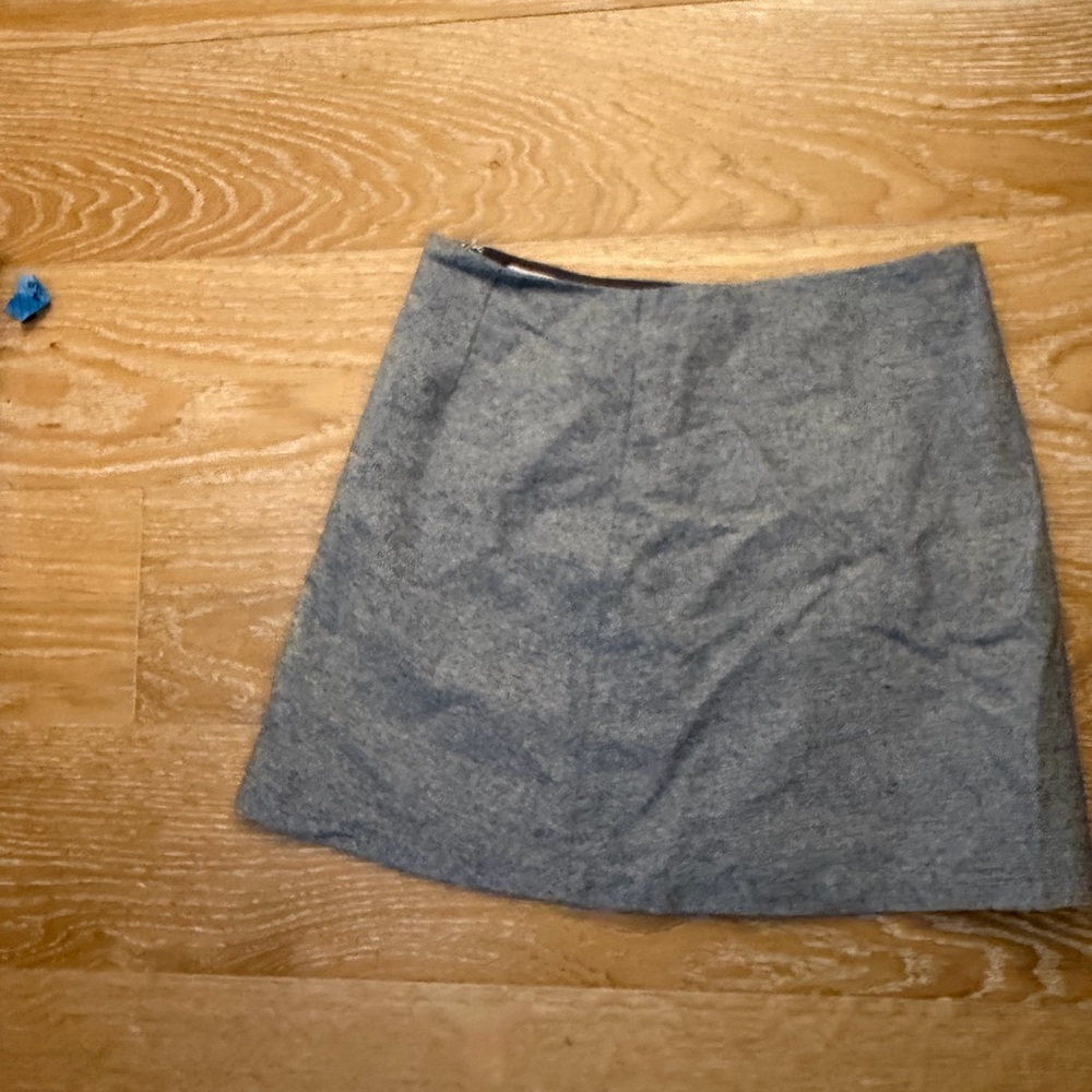 Aritzia Grey A-Line Mini Skirt